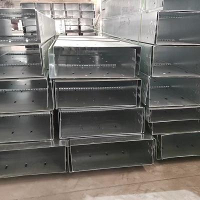 China Fire Resistance Hot Dipped Galvanized Cable Tray Silver Finish And Non Flammable Coating for sale