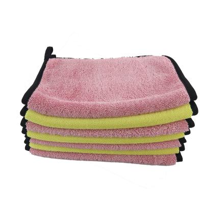 China 2021 New Products Custom Sustainable Towel Microfiber Drying Cloth Car Cleaning Microfiber Kitchen Towels for sale