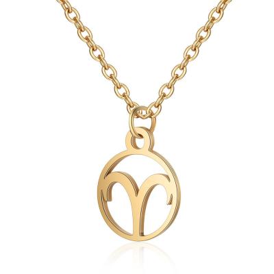 China FASHIONABLE hot sale necklace small pendant jewelry 12 the zodiac jewelry for sale