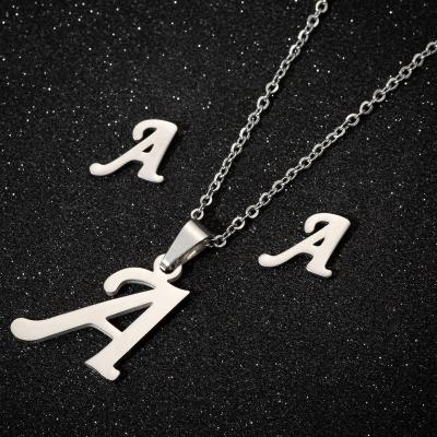 China New Diy FASHIONABLE Alphanumeric Name Personality Letter Zircon Hip Hop Splicing Copper Inlaid Pendant Necklace for sale