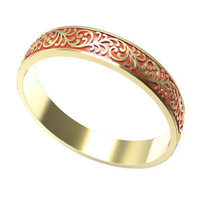 China DIY YILING Jewelry Simple Figure Stack Wedding Original Ring Accessories Inner Rings Cocktail Band Gold Plated Jewelery Interchangeable for sale