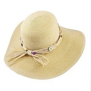 Cina Cappelli alla moda nella forma floscia, cappelli della treccia di carta delle signore di Fedora della carta di paglia della rafia con le perle in vendita