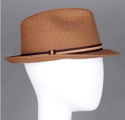 Cina Cappelli su ordinazione della treccia di carta delle signore della banda, cappelli di Fedora della carta delle donne di modo per il giorno normale in vendita