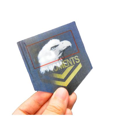 China Hot Selling 3D Printing 3D Holographic PVC TPU Heat Press Lenticular Vinyl Logo Iron On Patch for sale