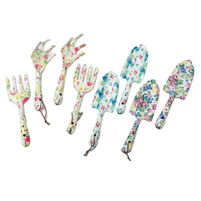 China Use For Garden Design Good Quality Attractive Reasonable Price Painted Handle Garden Tool Kit for sale