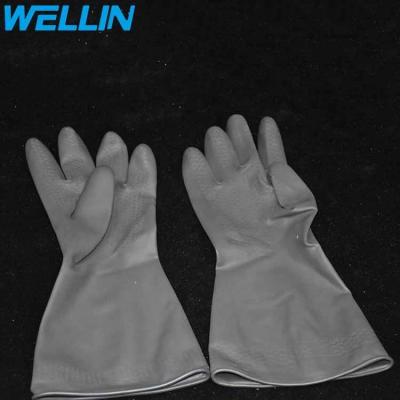 China S/M/L/XL Kitchen Household Latex Eco-Friendly Cleaning Optional Black Yellow Gloves for sale