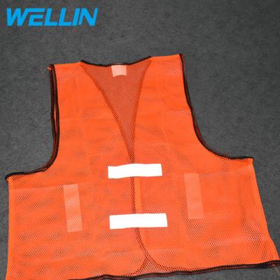 China Cutout China factory design different color polyester fiber safety clothing reflective vest with custom for sale