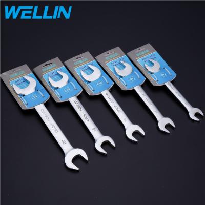 China Strong Power Grip Tools Chrome Vanadium Open Double Ratchet Wrench Set for sale