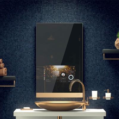 China Metafit Lighted Magic Mirror Customized Glass Vanity Smart Lights Salon Wifi Smart Mirror Bathroom Vanity Led Mirrors for sale