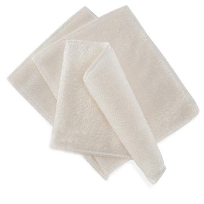 China Sustainable Wholesale Bamboo Dish Towel Thickened Double Fiber Household Cloth Kitchen Cleaning Cloth Not Sustain Daily for sale