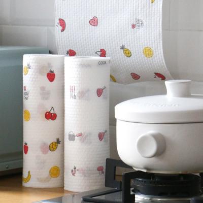 China China Manufacture Lazy Rag Kitchen Towel Kitchen Cotton Disposable Dish Towel Stocked for sale