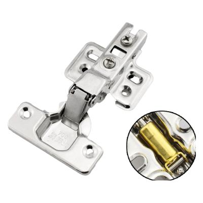 China Easy Installation HS Stainless Steel Soft Narrow Doors Concealed Glass Cabinet Hinges For Cabinets for sale