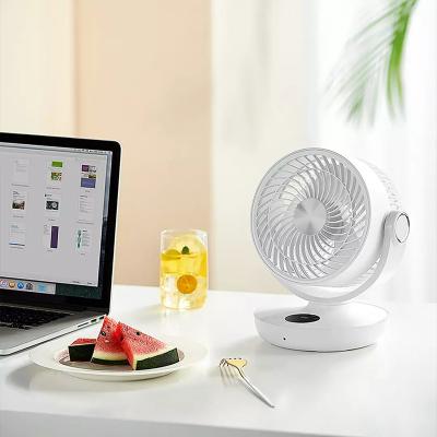 China Hotel saimo small portable wireless fan for Home Office Bedroom Table for sale