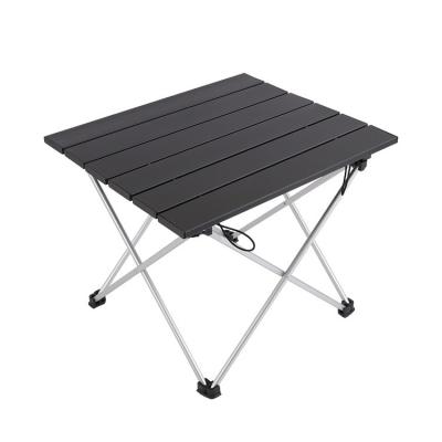 China Modern Custom Cheap Outdoor Table Game Foldable Ultralight Poker Egg Roll Table Top Camping Non-Slip Aluminum Stable Folding Table for sale