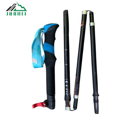 China 2022 Unisex Trail Running Ultraligth Pole Stick Stick Trekking Stick Carbon Fiber 100% Running Shaft Customized Stiff for sale