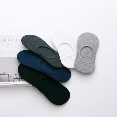 China New Arrival Sustainable Cotton Mens Socks Low Cut Invisible No Show Socks Non Slip for sale