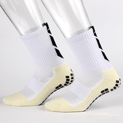 China Durable Outdoor High Quality Nylon Anti Slip Soccer Football Rubber Socks for sale