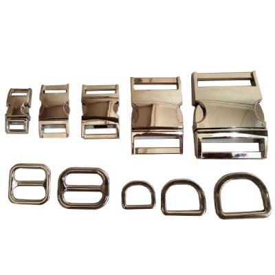 China Water Treatment 32mm Metal Dog Quick Release Collar Buckles Hardware for sale