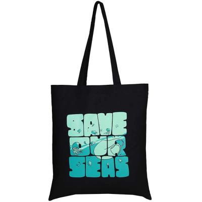 China Wholesale Custom Shop Eco-Friendly Shopping Logo Printed Cotton Canvas Reusable Tote Bag for sale