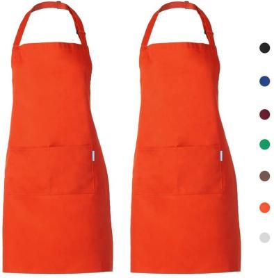 China Custom Design Hot Coffee Apron Amazon Sale Cleaning Logo Cooking Kitchen Apron for sale