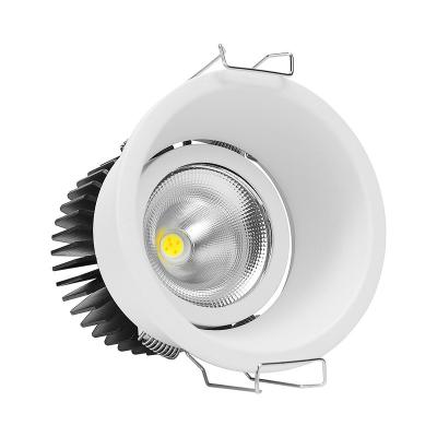 China New Deep Antiglare Adjustable LED Downlight 12W Head Downlight Lamp Recessed Ceiling From Downlights Manufacturer 2020 Movable Adjustable for sale