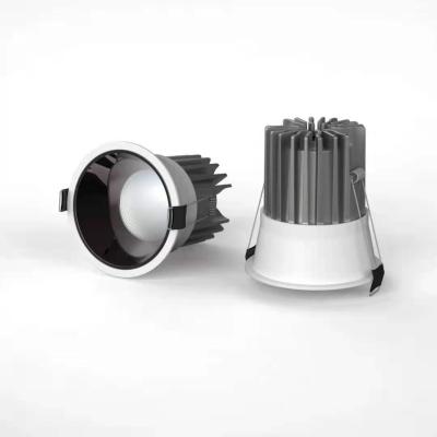 China 2021 Hot Sale Modern Black Chrome Downlight 15W LED Spotlight Anti-glare Ceiling 240VAC Lower Prices for sale