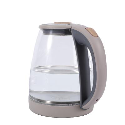 China 360 Degree High Health Pot 1.8L Spinning Low Borosilicate Glass Cooking Kettle Electric Kettle for sale