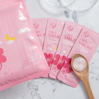 China Korean Anti Aging Collagen Face Mask Whitening Moisturizer Skin Care Sakura Sleeping Hydration Face Mask for sale