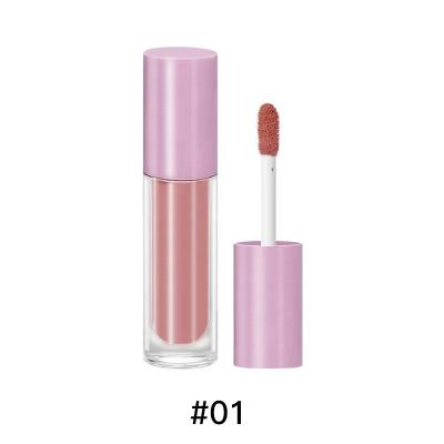 China Vegan Non-Stick Waterproof Matte Liquid Lipgloss Vivid Color Rendering Cup Nude for sale