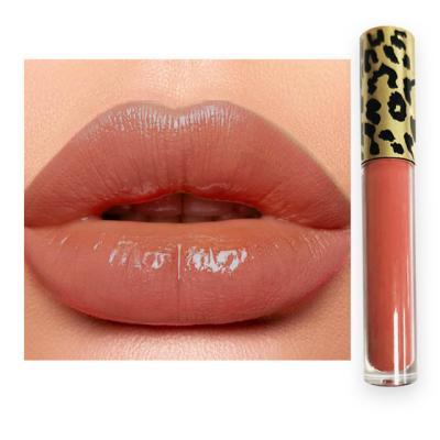 China Vegan Clear Nude Shimmer Dye Custom Waterproof Private Label High Dropping Matte Lip Gloss for sale