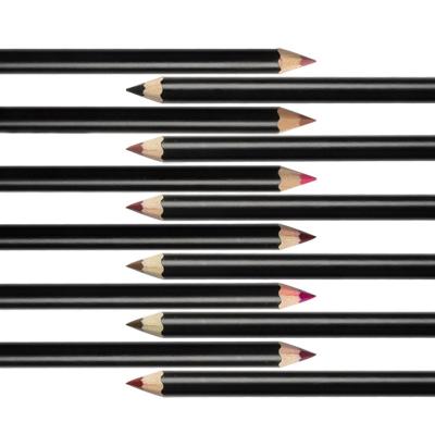 China Custom Hot Sale Waterproof Logo Long Lasting Lip Liner Sets 12 Colors Private Label Lip Liner Pencil for sale