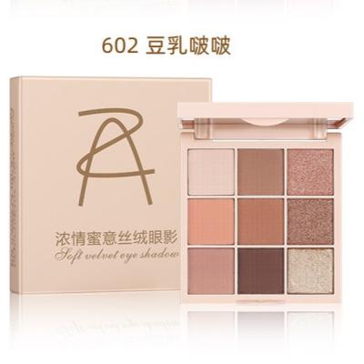 China Wholesale Waterproof Makeup High Pigmented Best Quality Private Label 9 Color Eye Vegan Glitter Shadow Eyeshadow Palette for sale