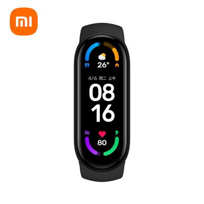 China Touch Screen Xiaomi MI Version Global Band 6 Wristband Amoled Miband 6 Fitness Tracker Smart Heart Rate Bt Waterproof Smart Band for sale