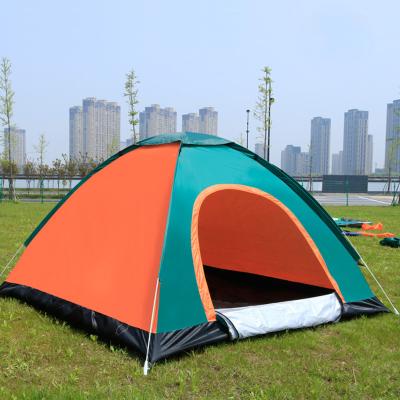 China Portable Wholesale Automatic Pop Up Folding Tent 2 Doors Breathable Outdoor Pop Up Igloo Camping Tent for sale