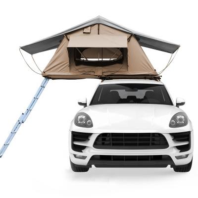 China Portable Outdoor Soft Shell House Shaped Roof Top Car Suv Car Suv Tent Portable Outdoor Camper Van Tent for sale