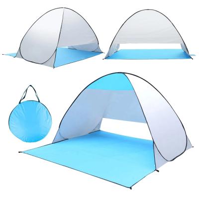 China Portable Ultralight Sun Protection Tent Beach Sun Shelter Automatic Instant Pop Up Tent Beach Tent for sale