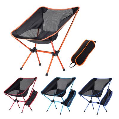 China Modern 600D Oxford 7075 Aluminum Portable Ultralight Compact Reclining Picnic Fishing Moon Chair for sale