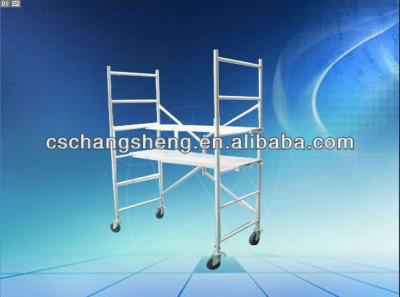 China Aluminum Scaffolding, Mobile Aluminum Scaffolding, Mini Aluminum Scaffolding WP-01 for sale