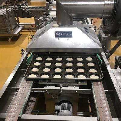 China Automatic Snack Factory Pan Dough Cutting Processing Bread Machine Bread Production Line for sale