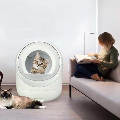 China Cats Teddykala Smart Automatic Self Cleaning Cats Litter Box Self Cleaning Cat Litter Box Automatic Cat Toilet Litter Box for sale