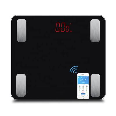 China Mobile App BT Sunwinon Top Selling Smart Body Scales Hd Led Smart Scale BT 4.2 App Connection Scales for sale