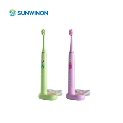 China Sunwinon K024-y2 Toothbrush 1100mah Battery Operated Electric Toothbrush Ipx7waterproof Clean Whitening Toothbrush for sale