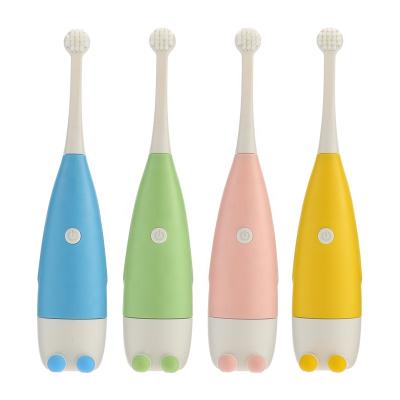 China Sunwinon K037-6015YS IPX 5 ABS Material Battery Operated Children's Sonic Electric Toothbrush for sale