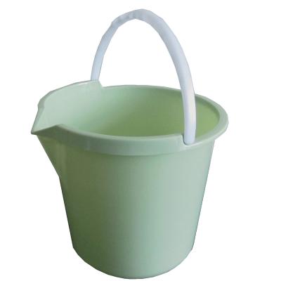 China Good quality 10L plastic plastic bucket with handle water wash bucket for sale