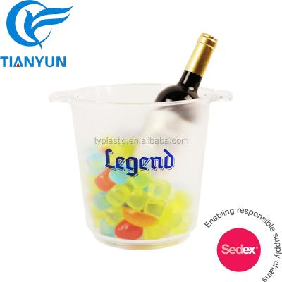 China Stocked Volume 4.5L Material Plastic PS Beer Ice Bucket For Promote for sale