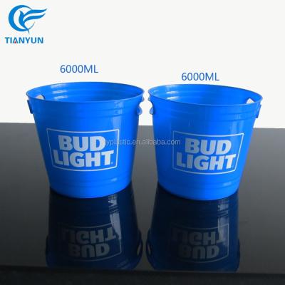 China Stocked 2020 promotional 7L beer bottle plastic cooler buckets for sale for sale