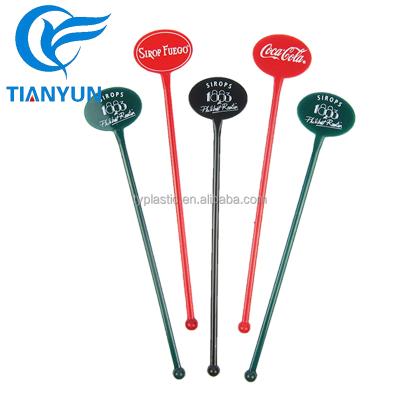 China Viable Plastic Cocktail Sticks Drinks Factory Wholesale Coffee Stirrer for sale