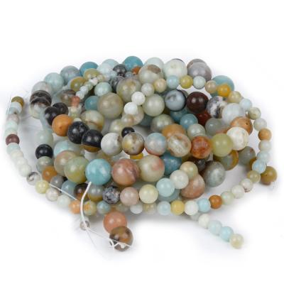 China 4MM 6MM 8MM 10MM 12MM Amazonite Stone Beads for sale