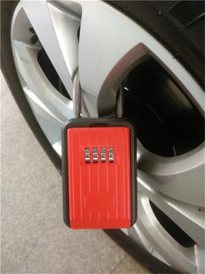 China Portable 4 Digit Combination Vehicle Key Lock Box 185*85*42.5 Mm for sale