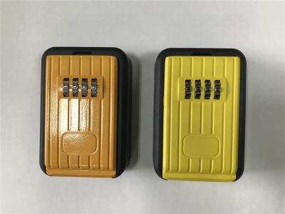 China 4 Digit Combination Lock Boxes For Keys / Outside Key Safe Box for sale